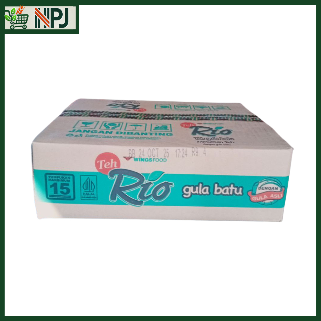 

Teh Rio 180ml – 1 Dus Isi 24 Cup | Minuman Teh Siap Minum Ekonomis & Segar