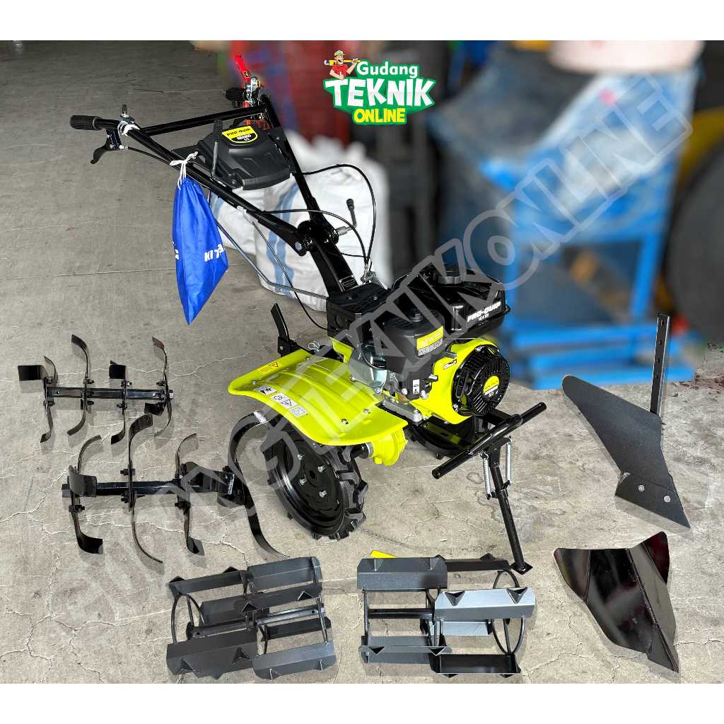 Mesin Traktor Mini Cultivator PROQUIP REX900 8HP / Traktor Bajak Sawah Basah Kering Pembajak Tanah L