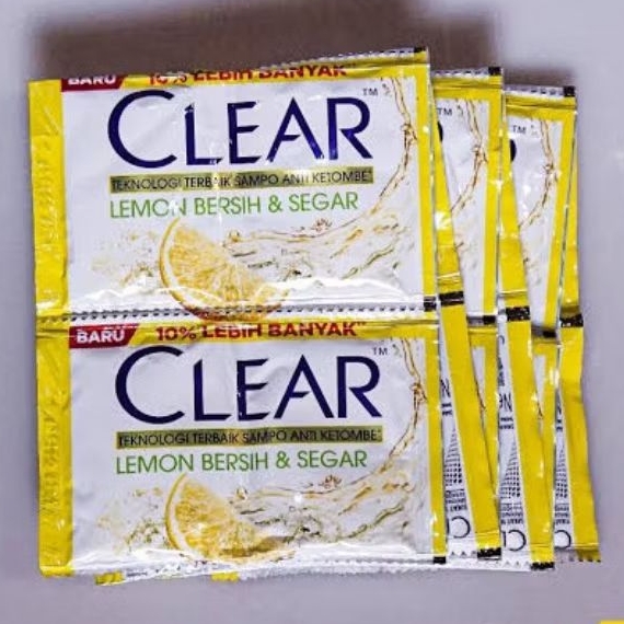 CLEAR Lemon Bersih & Segar Sampo Anti Ketombe satu sachet