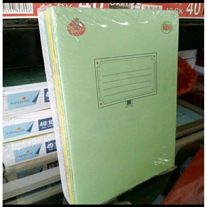 

Buku Tulis Sidu (1 Pack =10 Buku)/Buku Tulis Sekolah/Sinar Dunia