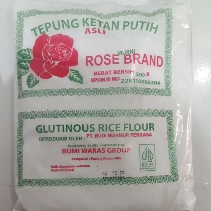 

Tepung Ketan Putih Rose Brand