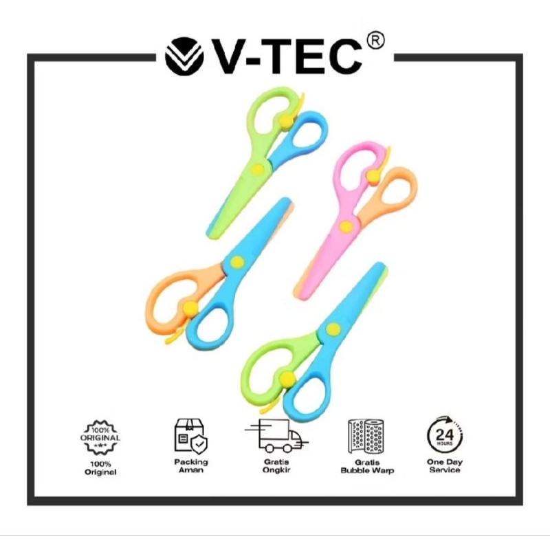 

Gunting Anak/Gunting Mainan Anak/Gunting Anak aman Merk V-tec