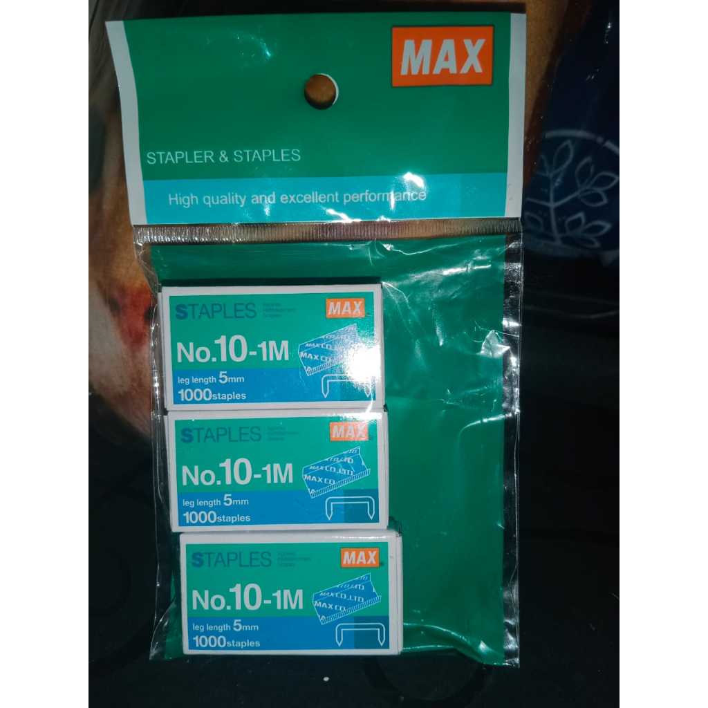 

Isi Staples MAX No. 10-1m (3pcs)