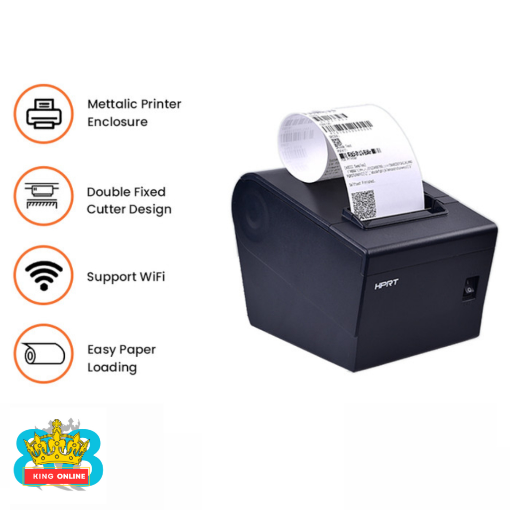 Printer Kasir Thermal HPRT TP806 - Printer Cetak Resi Pengiriman Nota Kasir