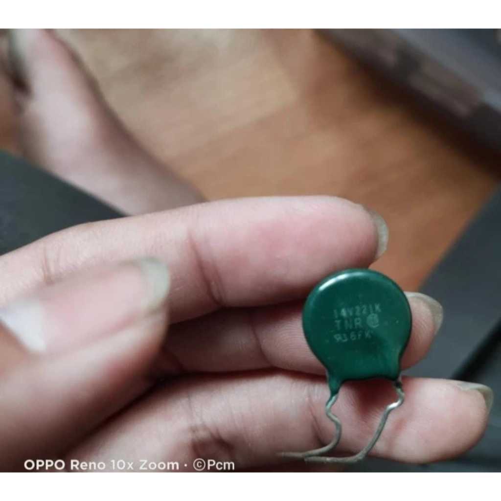 RE3384 mov varistor 14d221 anti petir buat 110v tegangan maksimal 140v by PCM LTC GLODOK