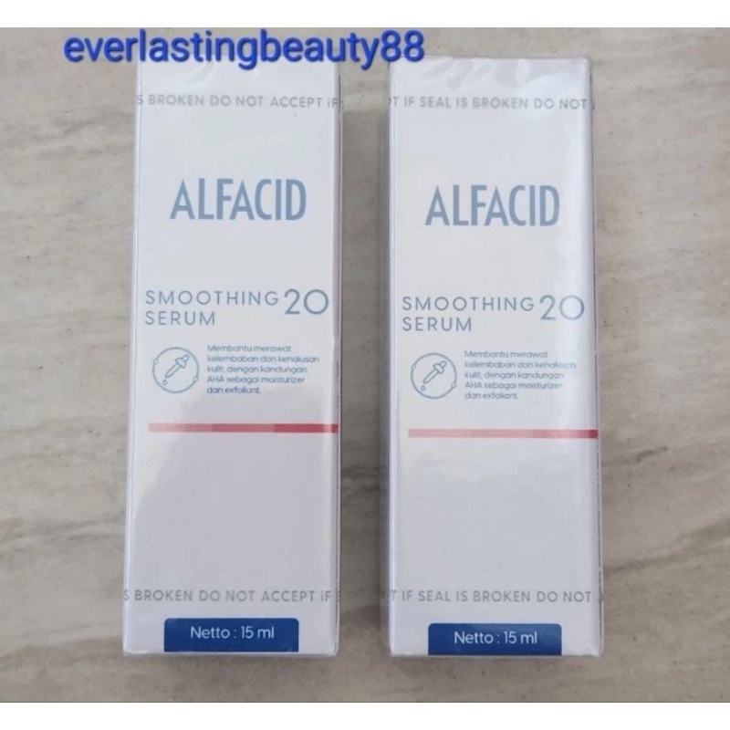 Primaderma Alfacid Smoothing 20 Serum - pemutih pencerah pelembut - anti aging / antioksidan - flek 
