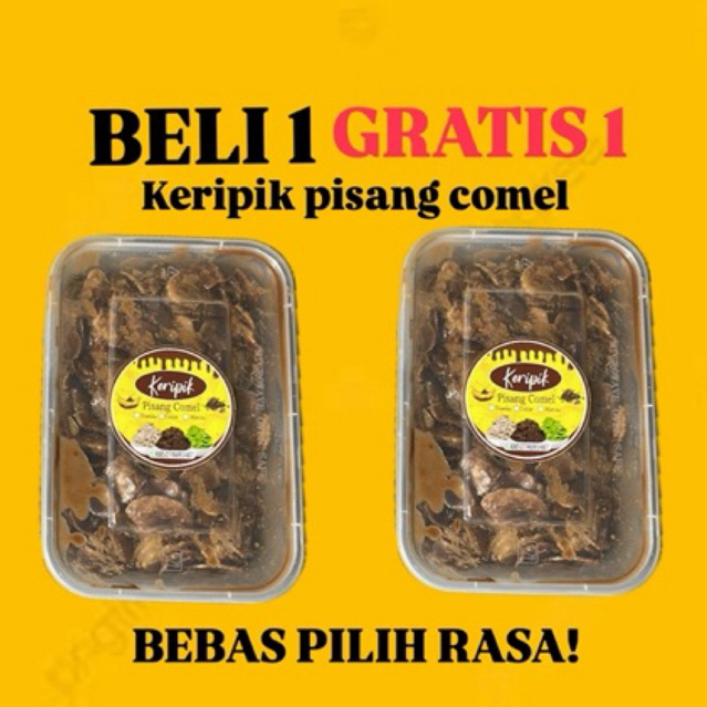 

BELI 1 GRATIS 1 KERIPIK PISANG COMEL