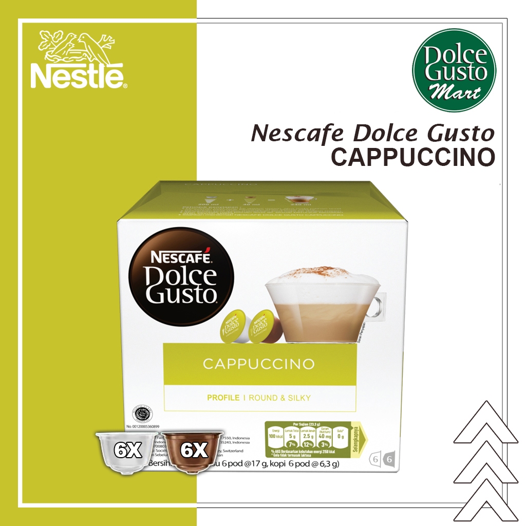 

Capsule Nescafe Dolce Gusto Cappuccino Box Original Nestle Coffee - Kopi Kapsul Rasa Cappuccino