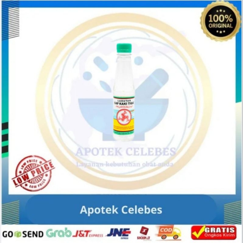 

Larutan cap kaki tiga botol 200ml