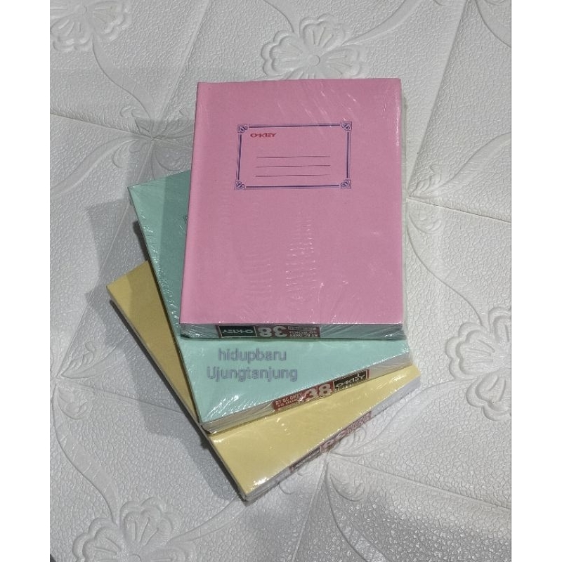 

JUAL BUKU TULIS OKEY COVER POLOS ISI 38 LEMBAR