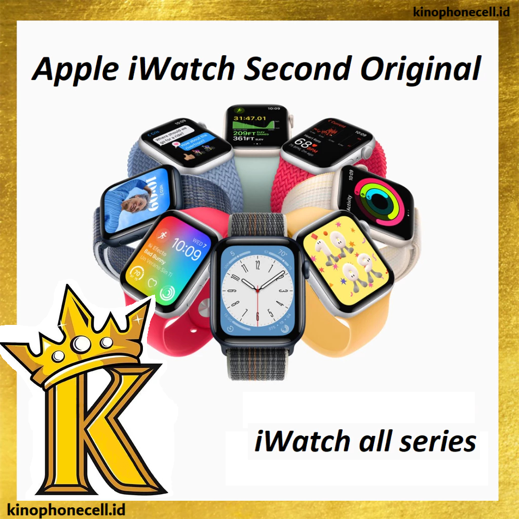 Second Apple Watch 7 Series iWatch 41mm 45mm Mulus Garansi