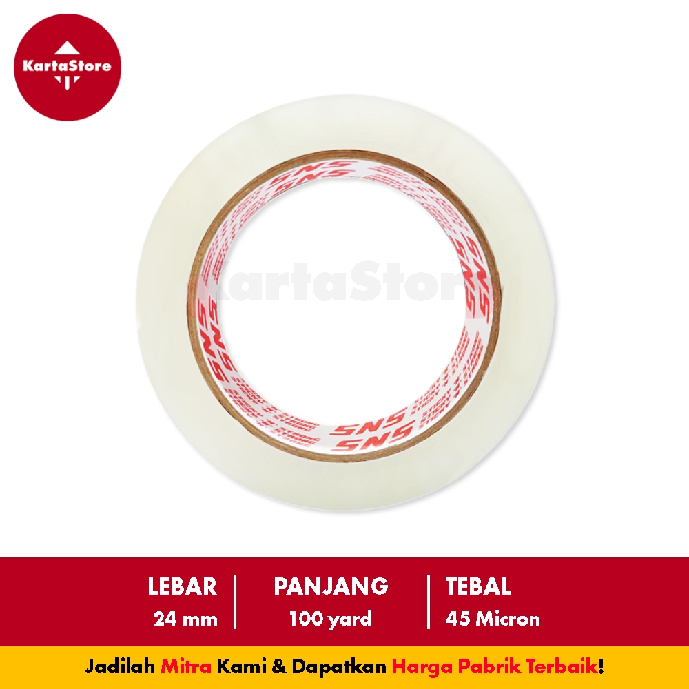 

(1 Karton )Isolasi 1 Inch 100 Yard Khusus Sameday Instant
