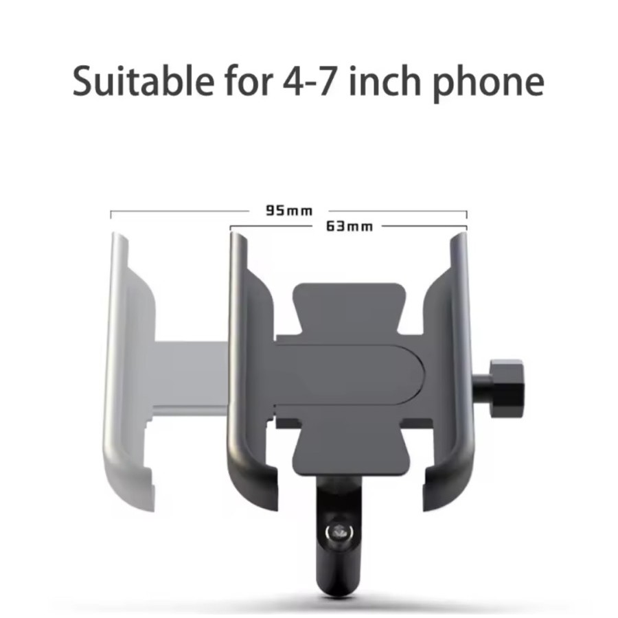 phone holder stang motor besi dudukan Penahan Hp c1