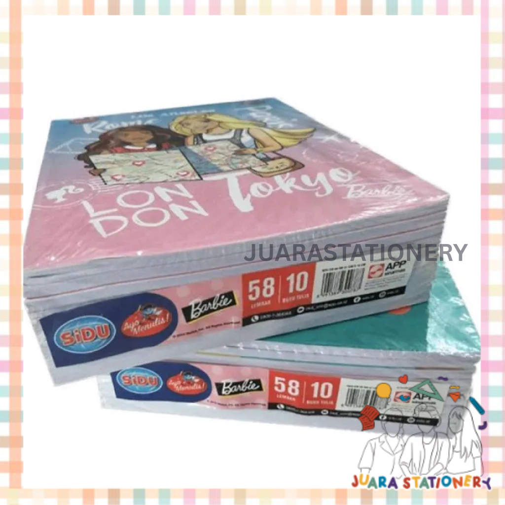 

(284) JUARASTATIONERY Buku Tulis SIDU 58 Lembar [SATUAN] / Buku Sinar Dunia SIDU 58 Lbr 58lbr 16x21cm