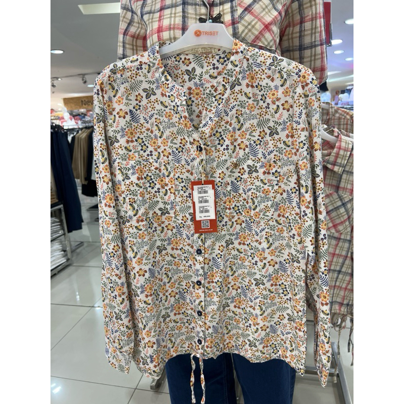 TRISET - Kemeja Bunga TRISET , Kemeja Motif Bunga