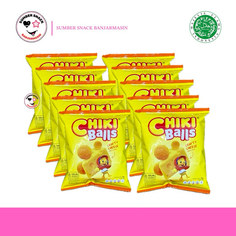 

(Renceng) Chiki Balls Renceng (Isi 10Pcs/Renceng) (10x16g) (3 Varian Rasa)