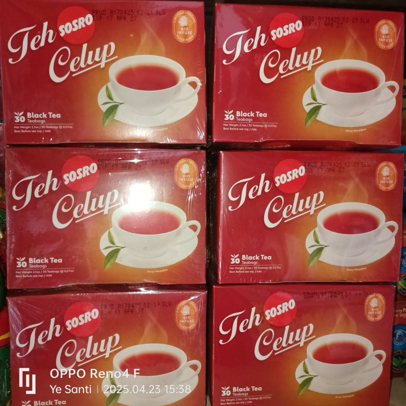

Teh Sosro Celup (Isi 30)