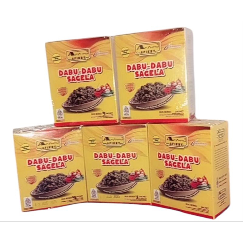 

Sambal ikan sagela|Sambal ikan roa|DDS sambal sagela level 1 (pedes aja), 1 paket isi 5 dus