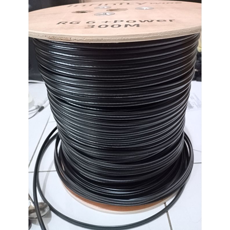 kabel cctv rg6 outdoor hitam kabel cctv infinity