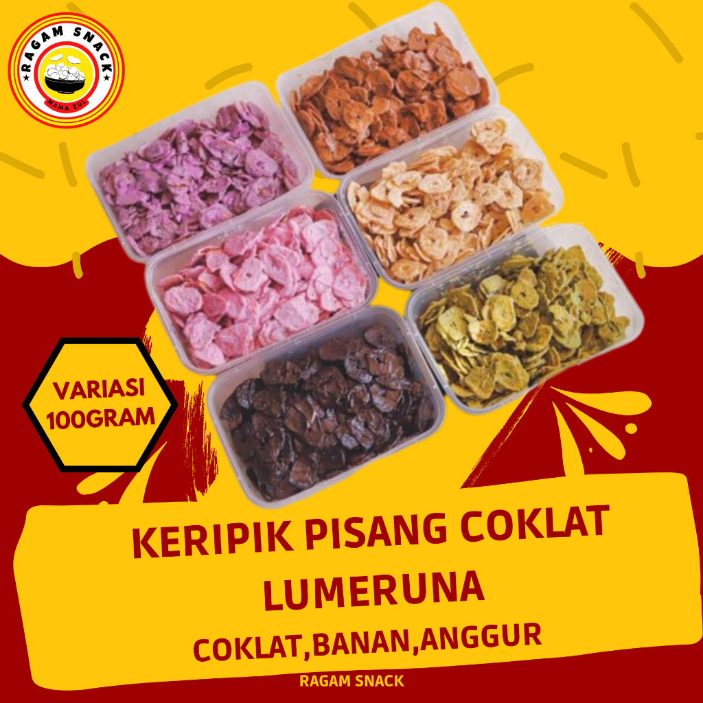 

KERIPIK PISANG LUMER COKLAT | KERIPIK COKLAT LUMER 100GRAM