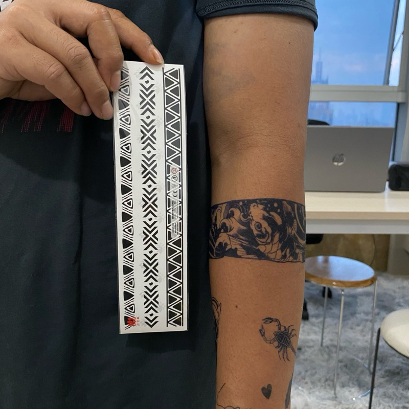 MEDAN Tatto temporer Motif gelang Tahan 15 hari tatto semi permanen temporary