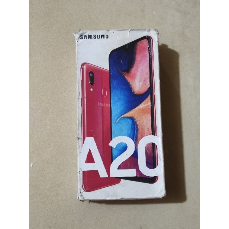 DUS BOX KARDUS KOTAK HP SAMSUNG A20 BEKAS