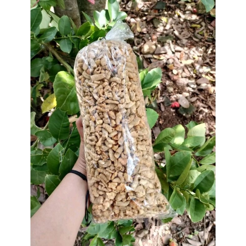 

Keripik usus 1 kg / Remukan / Remahan Usus 1 kg/patahan usus