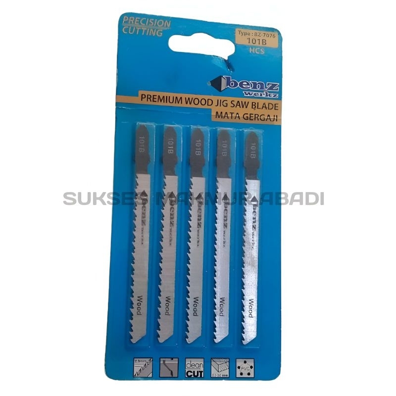 Mata Jig Saw Gergaji 1 Pcs/Mata Potong Jig Saw Satuan/Jig Gaw Blade/Mata Jig Saw Gergaji Triplek Kay