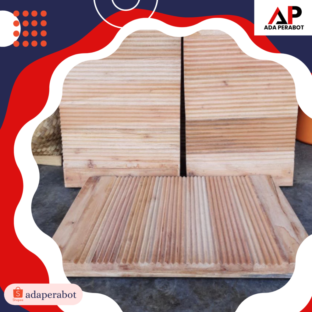 PAPAN PENGGILASAN KAYU JUMBO / PAPAN CUCIAN BAJU KAYU NANGKA KUALITAS TEBAL