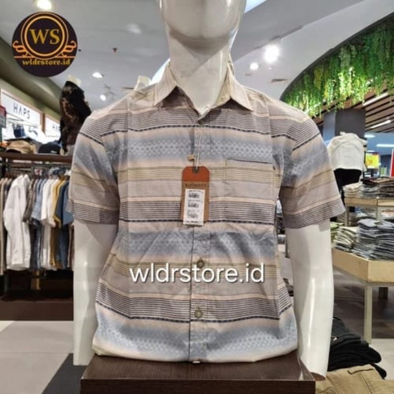 kemeja pria lengan pendek WATCHOUT original