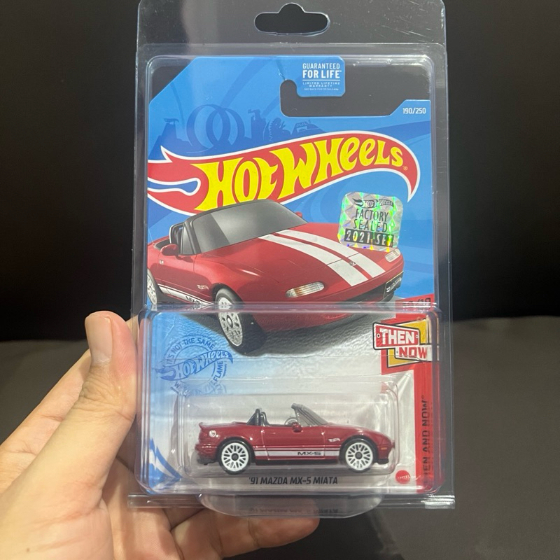 Hot Wheels 91 Mazda Miata MX-5 MX5 THR TH Treasure Hunt Reguler FS 2021 Factory Sealed
