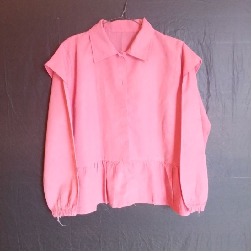 Kemeja wanita pink