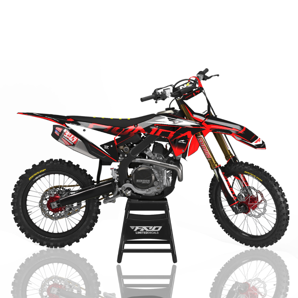 Decals Custom Full Body Honda CRF 250R Bahan Superglosy Tebal