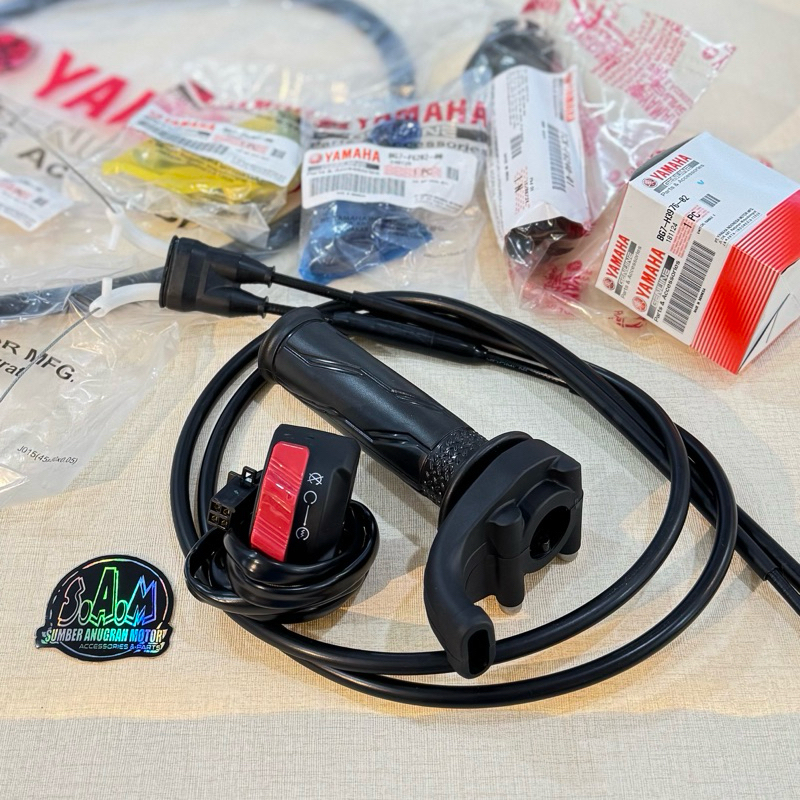 GAS PONTAN + SAKLAR STARTER XABRE ORIGINAL YAMAHA / Ori Ygp Spontan pnp Wr Wr155 Crf Crf150 klx Dt d