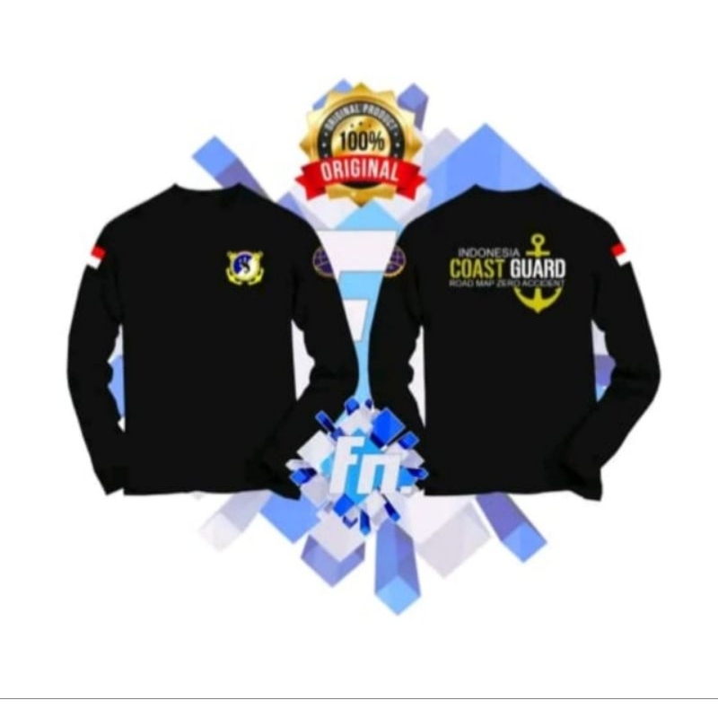 KAOS PRIA DISTRO TANGAN PANJANG II MOTIF COACH GUARD