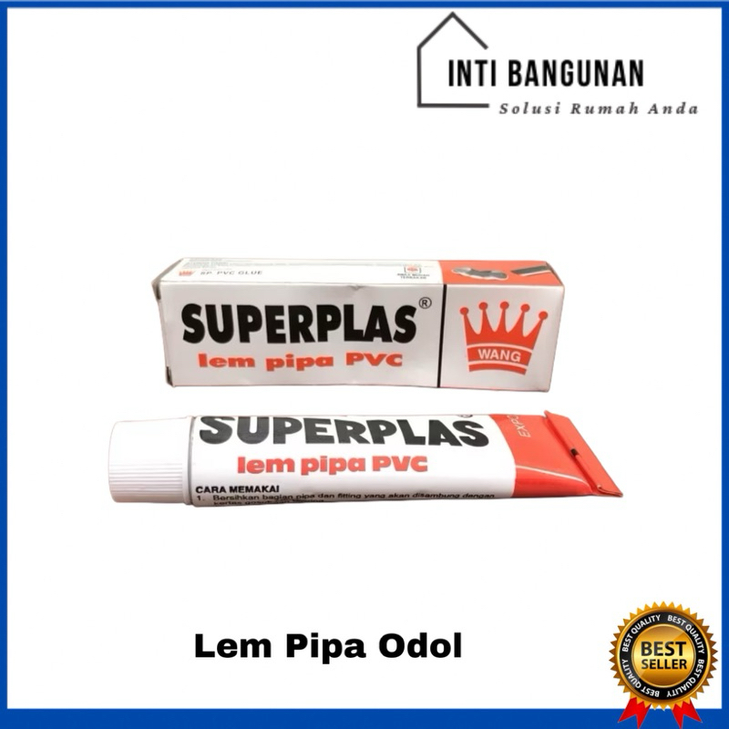 

Lem Pipa Superplas PVCPlas Pasta Odol 40gr 40 gram