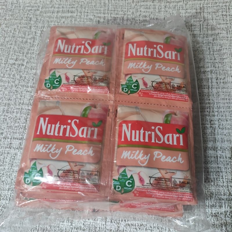 

[1 renceng] 10×11 gr NutriSari Milky Peach Minuman Serbuk Instan Harga Grosir Terlengkap Terbaru Terjangkau Termurah