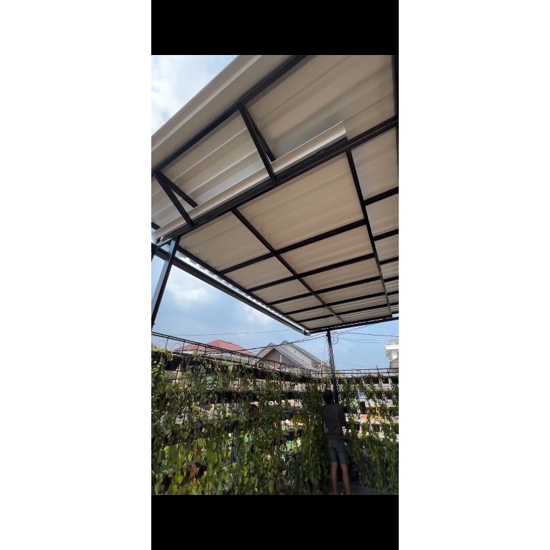 kanopi sliding manual atap alderon