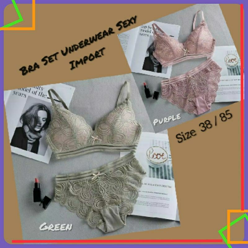 New Bra Set Underwear Import Elegant