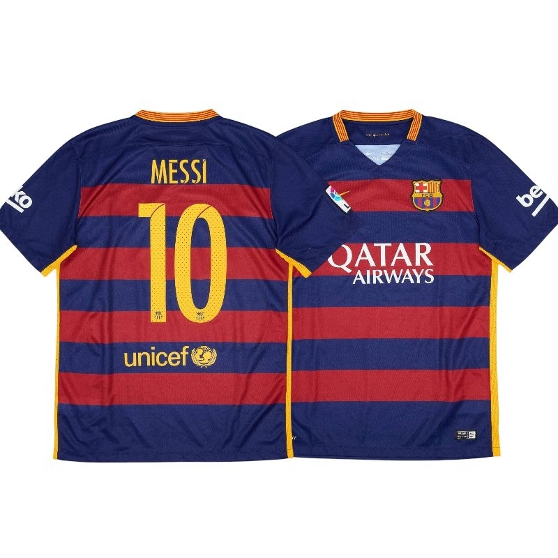 Jersey Bola Barcelona Retro 2015 Hom Full Printing