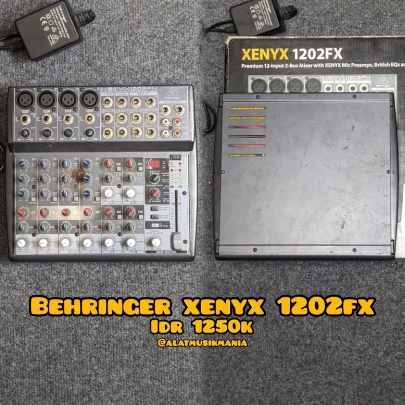 Behringer Xenyx 1202Fx Mixer Audio Bekas
