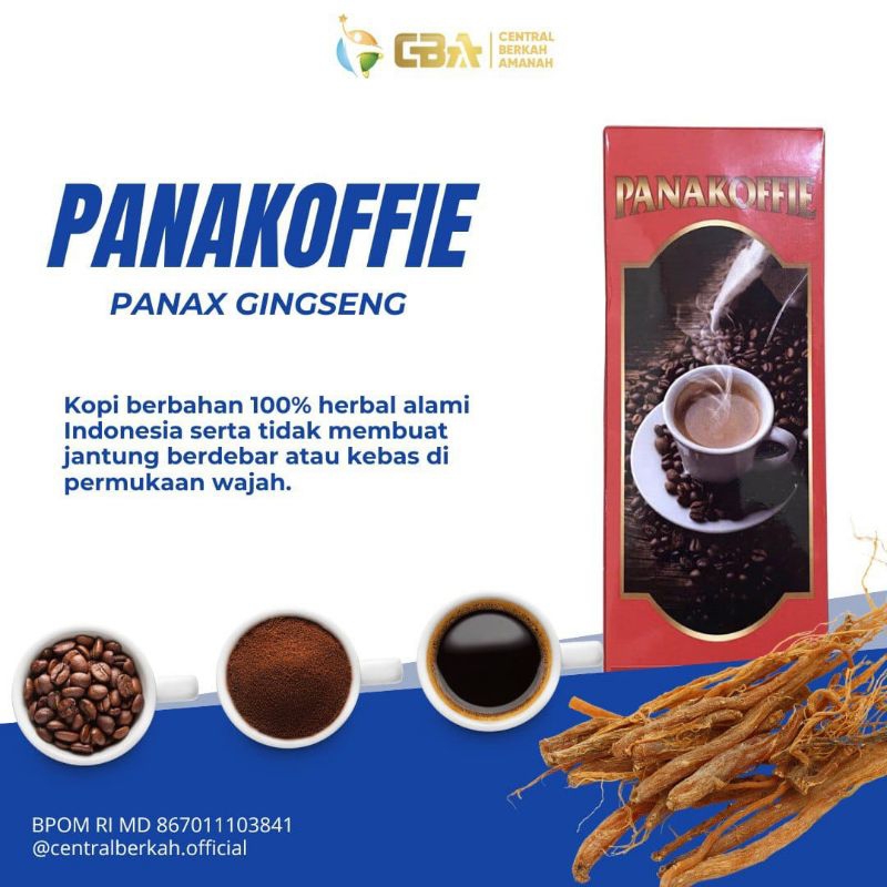 

Panakoffie Kopi Ekstrak Ginseng