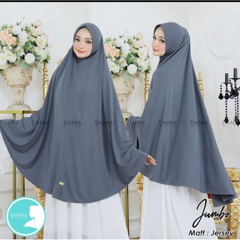 Khimar Jersey Jumbo | Hijab Syar'i Premium