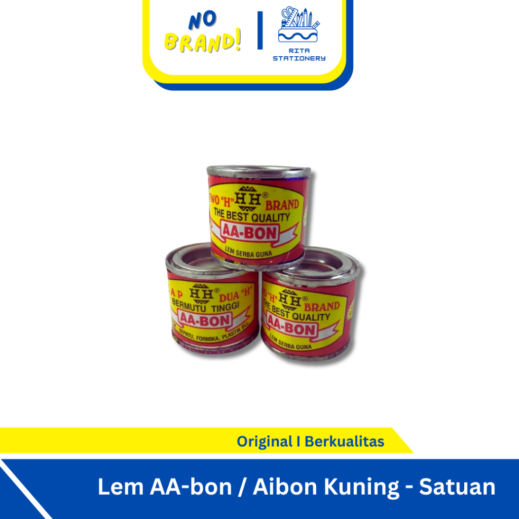 

Lem Aibon 25gr - Lem AA-Bon HH Kecil - Lem Kuning AA Bon Satuan