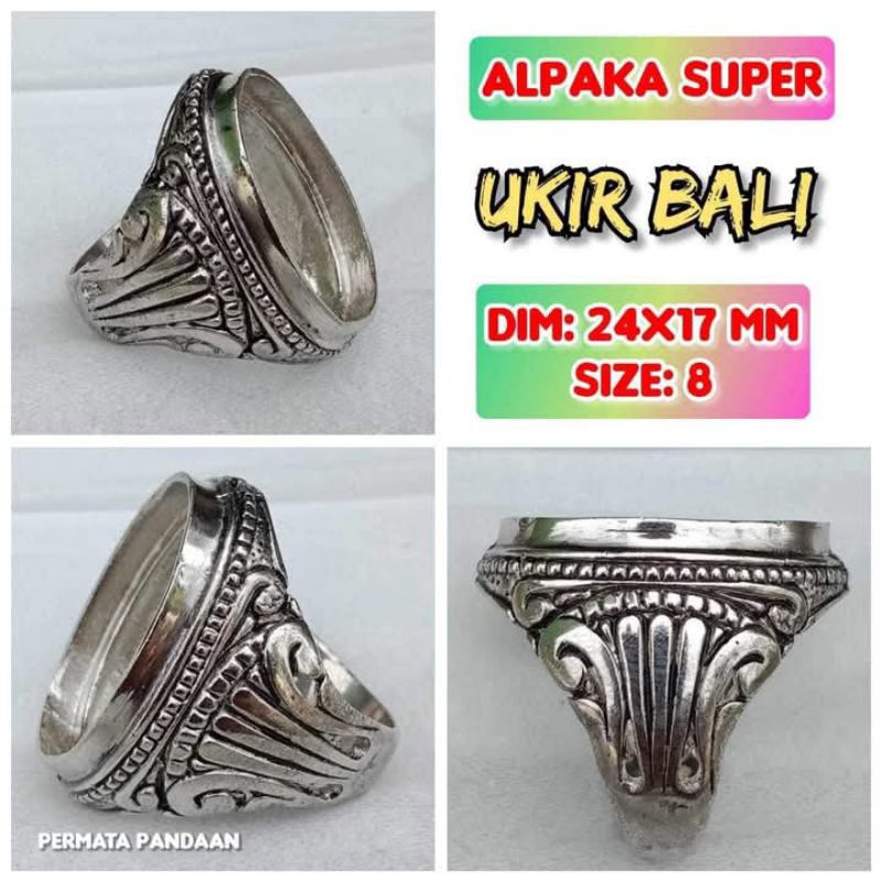 cincin emban batu akik alpaka super alpaka bakar.01
