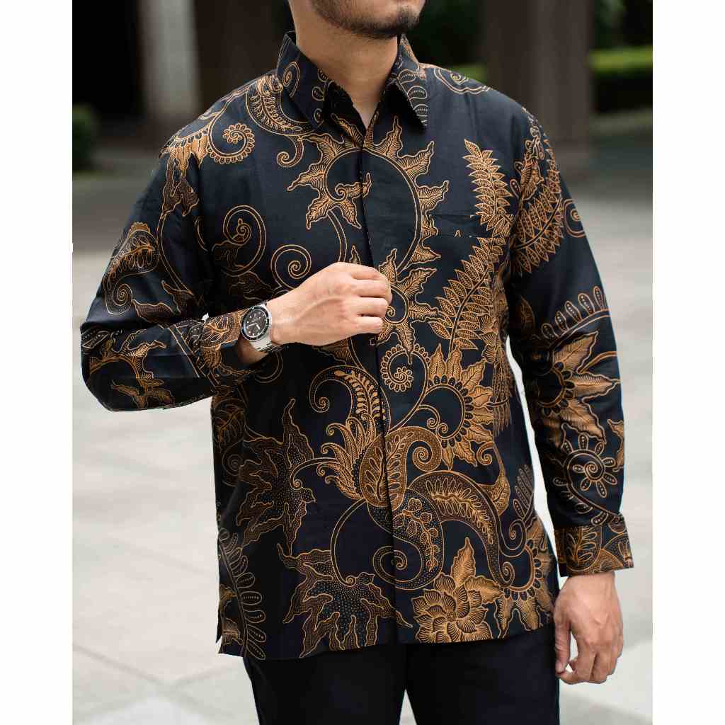 JHJ Batik Ayman - Mahesa Kemeja Batik Pria Katun Premium