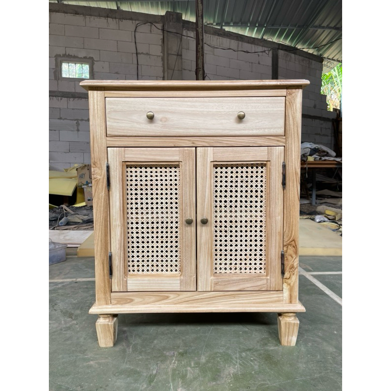 nakas rotan / nakas retro / nakas minimalis