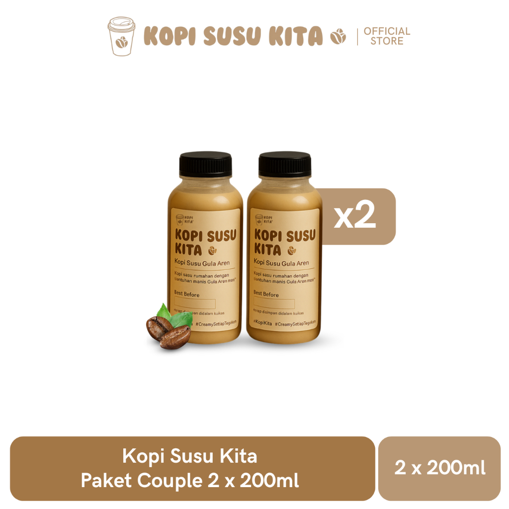 

Kopi Susu Kita - Paket Couple 2 x 200ML