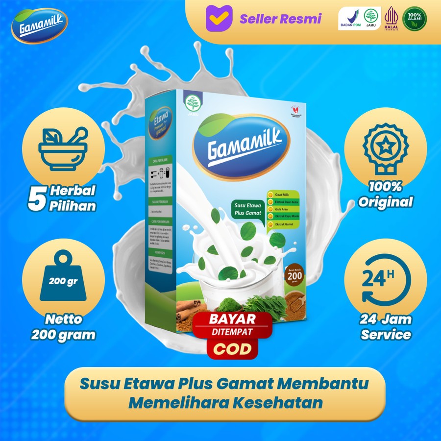 

Gamamilk Susu Etawa Original - Atasi Nyeri Sendi dan Tulang Halal