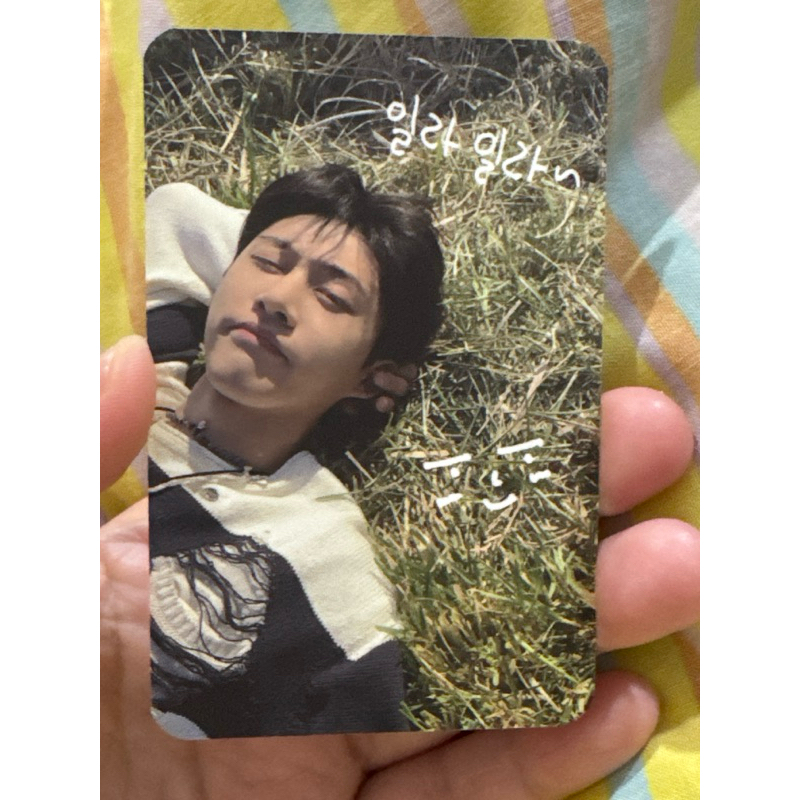 B.I HANBIN OFFICIAL COSMOS PHOTOCARD KIM HANBIN PC POB KPOP